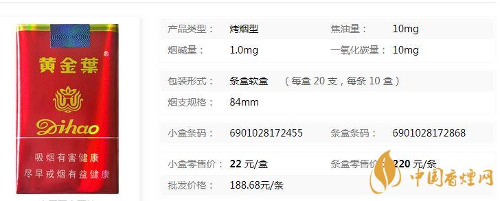 黃金葉一代天驕多少錢一盒？黃金葉一代天驕價格一覽