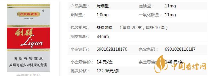 利群新版小包價(jià)格多少錢(qián) 利群新版價(jià)格表查詢(xún)一覽
