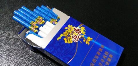 長白山(藍尚)香煙價格表圖，長白山迎春細煙價格